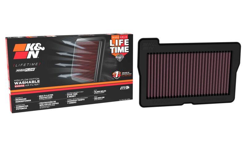 

K&N Engineering YA-9024 - KNNYA-9024 - K&N 2023 Yamaha MT-09 Replacement Air Filter - Shipped in Europe - Tuningsupply.com
