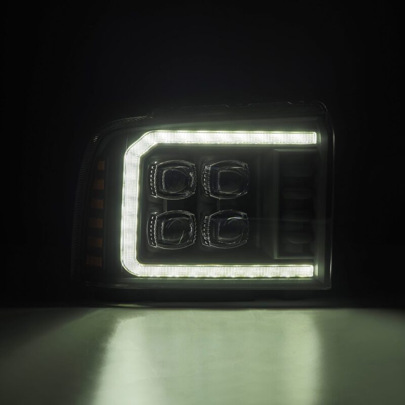 

AlphaRex 880319 - ARX880319 - AlphaRex 05-07 Ford F250/350/450/550 Super Duty NOVA LED Proj HL Blk w/Actv Light & Seq Sig + SB DRL - Shipped in Europe - Tuningsupply.com
