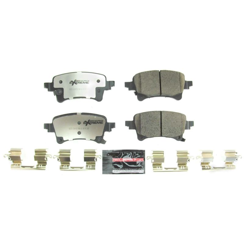 Power Stop 2020 Jeep Gladiator Rear Z36 Truck & Tow Brake Pads w/Hardware-tuningsupply.com