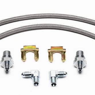 Wilwood Flexline Kit 1988-1996 Corvette w/ SL4 or SL6 Front Caliper-Brake Line Kits-Wilwood-WIL220-8338-SMINKpower Performance Parts