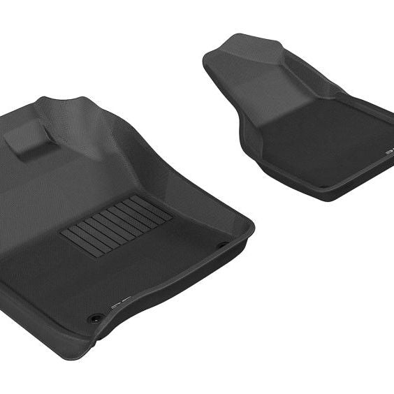 3D MAXpider 2012-2020 Dodge Ram 1500 Crew/2500/3500 Crew/Mega Kagu 1st Row Floormat - Black-tuningsupply.com