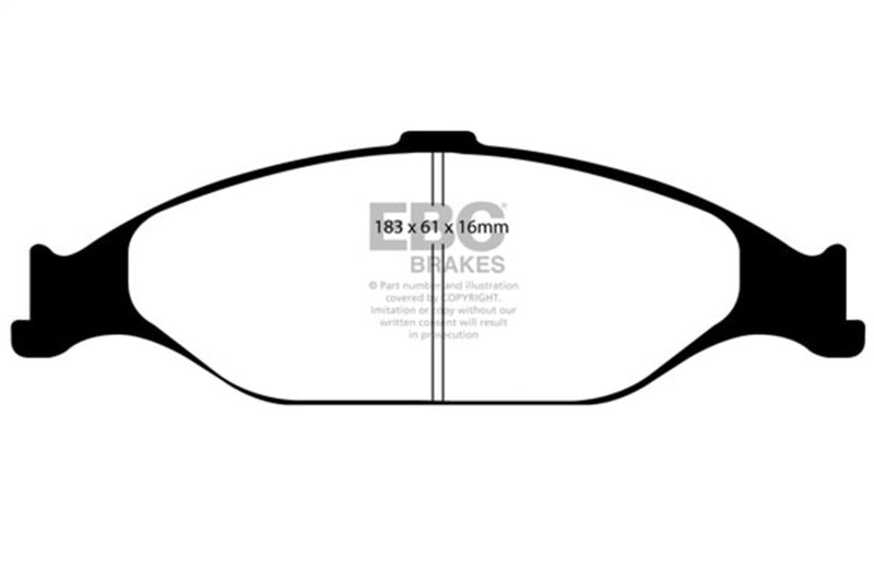 
  

EBC DP41242R - EBCDP41242R - EBC 99-04 Ford Mustang 3.8 Yellowstuff Front Brake Pads - Shipped in Europe - Tuningsupply.com

