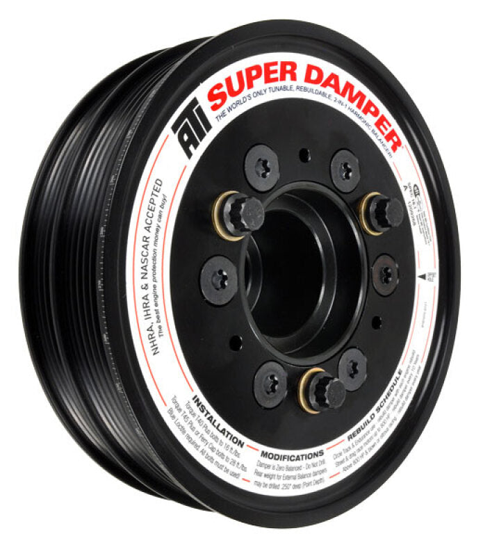 
  

ATI ATI917317 - APPATI917317 - ATI Damper - 6.78in - Alum - 6 Grv - Ford Ecoboost 3.3L/3.5L/3.7L V6 - Shipped in Europe - Tuningsupply.com

