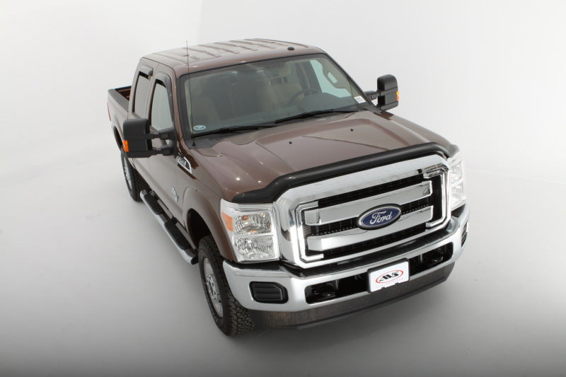 AVS 08-10 Ford F-250 High Profile Bugflector II Hood Shield - Smoke-tuningsupply.com