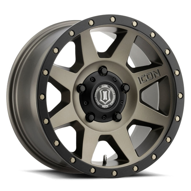 

ICON 1818905560BR - ICO1818905560BR - ICON Rebound 18x9 5x150 25mm Offset 6in BS 110.1mm Bore Bronze Wheel - Shipped in Europe - Tuningsupply.com
