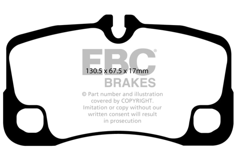 

EBC DP41930R - EBCDP41930R - EBC 09-12 Porsche 911 (997) (Cast Iron Rotor only) 3.6 Carrera 2 Yellowstuff Rear Brake Pads - Shipped in Europe - Tuningsupply.com
