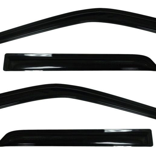 AVS 11-18 Ford Explorer Ventvisor Outside Mount Window Deflectors 4pc - Smoke-tuningsupply.com