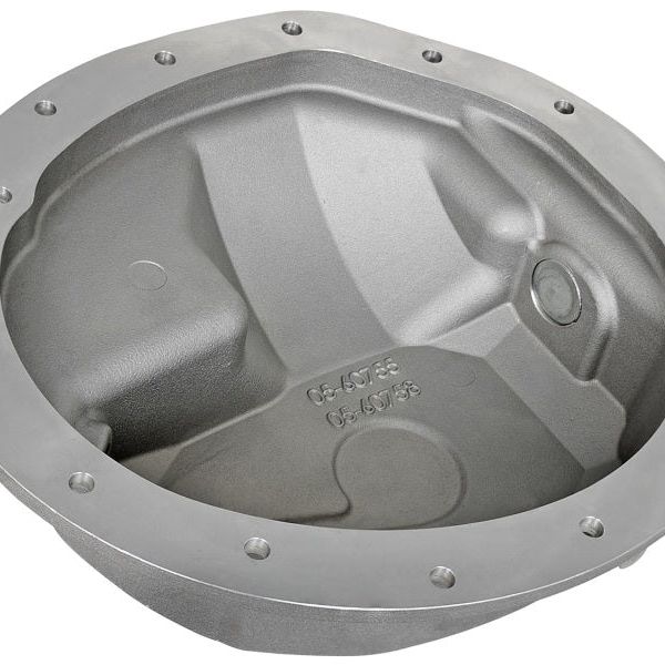 afe Front Differential Cover (Raw; Street Series); Dodge Diesel Trucks 03-12 L6-5.9/6.7L (td)-tuningsupply.com