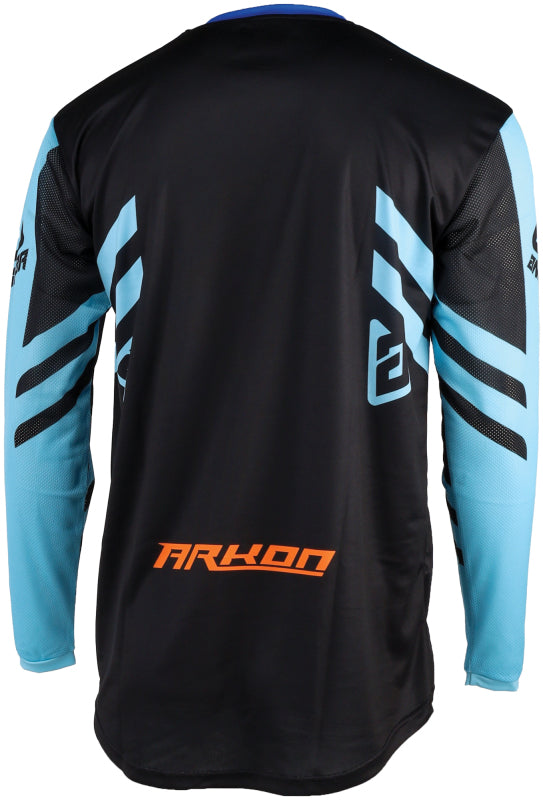 Answer 25 Arkon Nitrus Jersey Blue/Black/Hyper Orange - Medium-tuningsupply.com