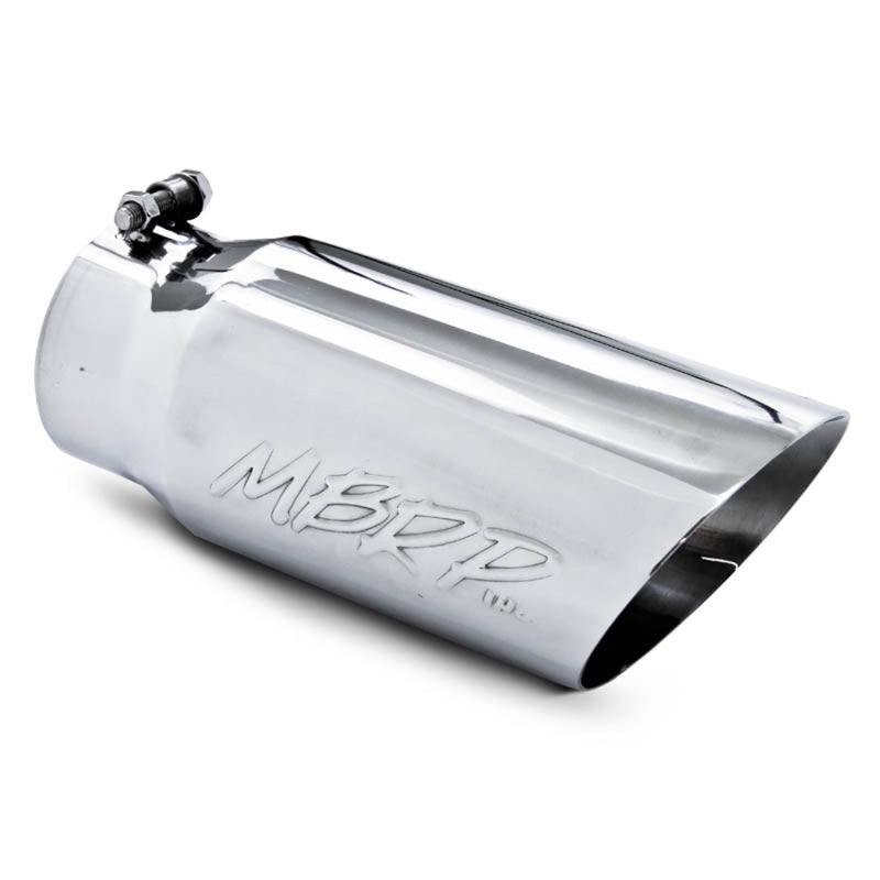 MBRP Universal Tip 5 O.D. Dual Wall Angled 4 inlet 12 length-tuningsupply.com