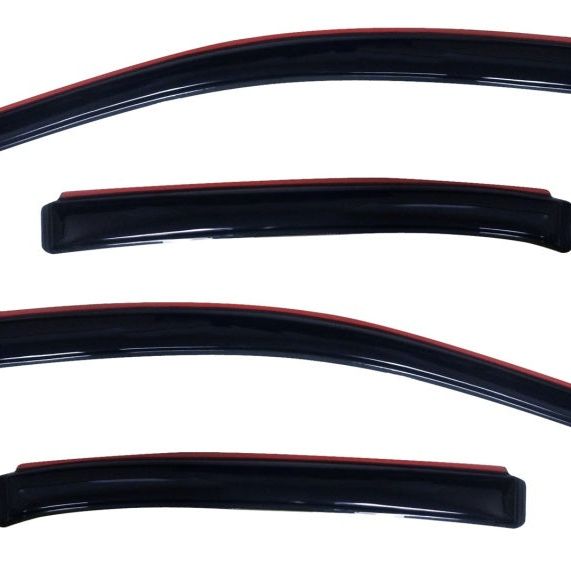 AVS 10-18 Ford Taurus Ventvisor In-Channel Front & Rear Window Deflectors 4pc - Smoke-tuningsupply.com