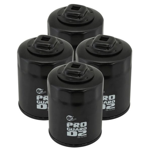 aFe Pro GUARD D2 Oil Filter 99-14 Nissan Trucks / 01-15 Honda Cars (4 Pack)-tuningsupply.com