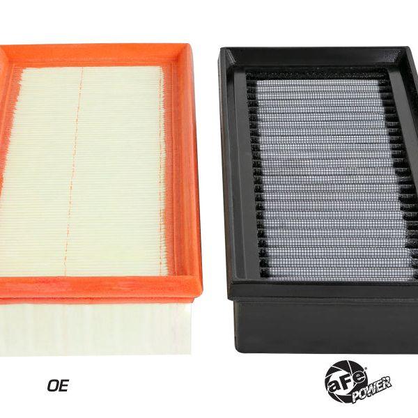 aFe Magnum FLOW Pro DRY S OE Replacement Filter 15-19 Mercedes C63 AMG 4.0L TT (Pair)-tuningsupply.com