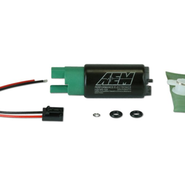 AEM 320LPH 65mm Fuel Pump Kit w/o Mounting Hooks - Ethanol Compatible-tuningsupply.com