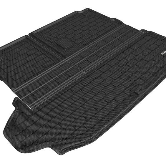 3D MAXpider 20-21 Toyota Highlander No Subwoofer Kagu Seat Back Protector Cargo Liner - Black-tuningsupply.com