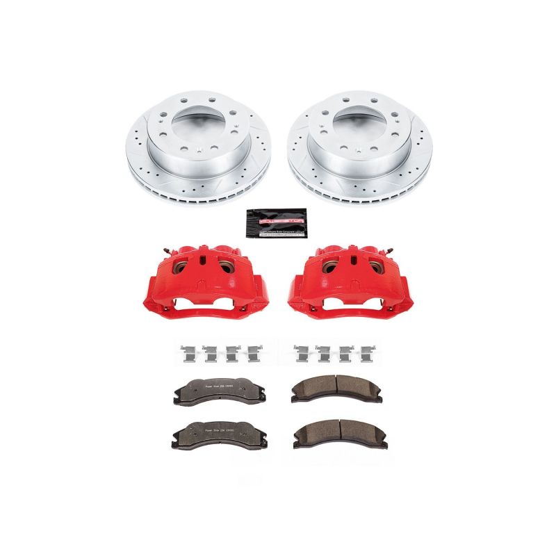 

PowerStop KC5559-36 - PSBKC5559-36 - Power Stop 2011 Chevrolet Silverado 2500 HD Front Z36 Truck & Tow Kit w/Cals - Shipped in Europe - Tuningsupply.com
