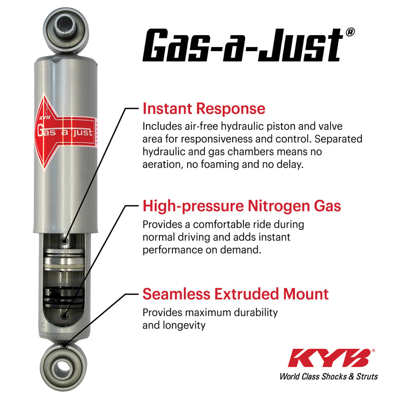 

KYB KG5553 - KYBKG5553 - KYB Shocks & Struts Gas-A-Just Rear VOLVO 140 160 Series 1975 VOLVO 240 260 Series 1975-93 - Shipped in Europe - Tuningsupply.com
