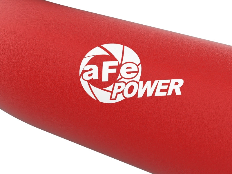 aFe 23-24 Ford Diesel Trucks V8-6.7L (td) BladeRunner Aluminum Hot and Cold Charge Pipe Kit - Red-tuningsupply.com