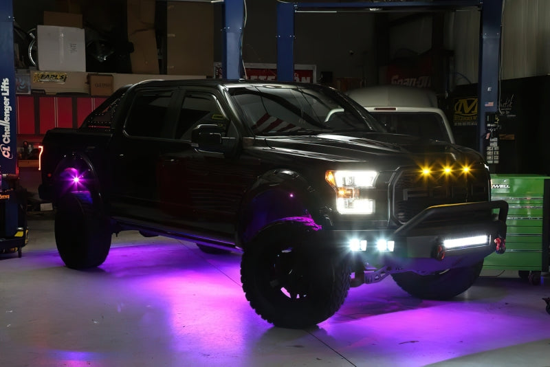 Oracle Bluetooth + RF Underbody Rock Light Kit - 4 PCS - ColorSHIFT SEE WARRANTY-tuningsupply.com