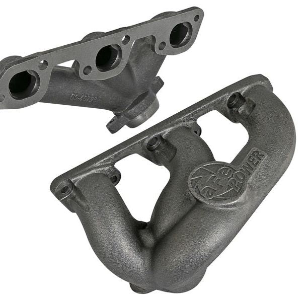 aFe BladeRunner Ported Ductile Iron Exhaust Manifold 07-11 Jeep Wrangler (JK) V6-3.8L-tuningsupply.com