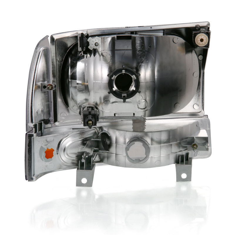 

ANZO 111458 - ANZ111458 - ANZO 2000-2004 Ford Excursion Crystal Headlight w/ Corner Light Chrome Amber (w/o Bulb) - Shipped in Europe - Tuningsupply.com
