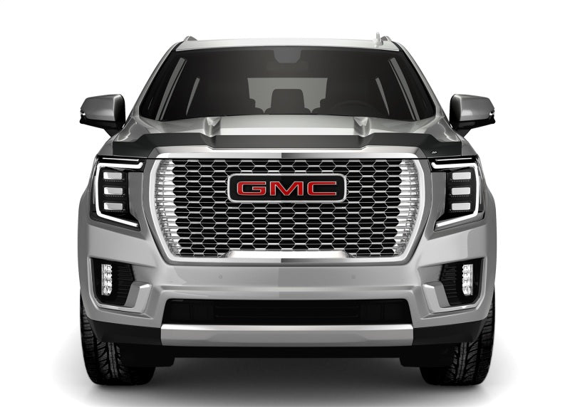 AVS 2021 GMC Yukon Aeroskin Hood Shield - Matte Black-tuningsupply.com