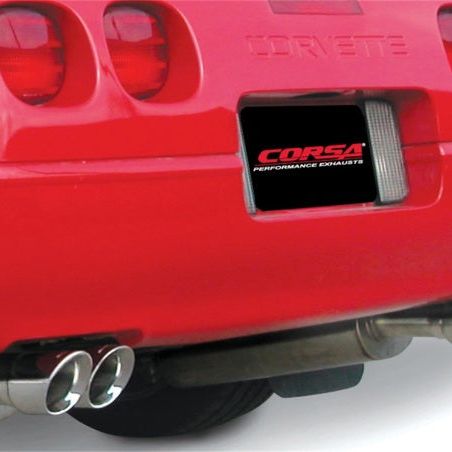 Corsa 1992-1995 Chevrolet Corvette C4 5.7L V8 LT1 Sport Cat-Back Exhaust w/ Twin 3.5in PolishedTips-tuningsupply.com