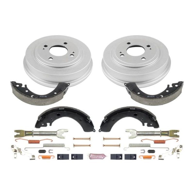 Power Stop 96-00 Honda Civic Coupe Rear Autospecialty Drum Kit-tuningsupply.com