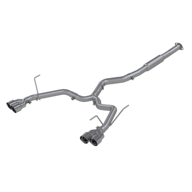 MBRP 15-19 Subaru WRX 2.0L/STI 2.5L 3in Dual Split Rear Exit w/ 3.5in Tips - T304 (Race Version)-tuningsupply.com