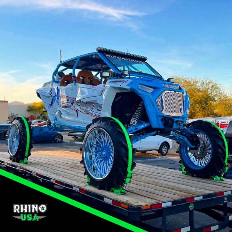 

Rhino USA RNO-CHOCK-SET - RSARNO-CHOCK-SET - Rhino USA Utv Wheel Chock Tie-Down Kit (2-Wheel Kit) (Green) - Shipped in Europe - Tuningsupply.com
