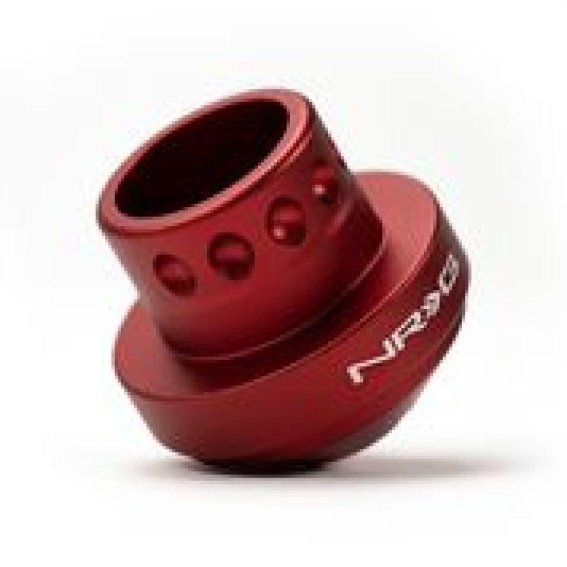 NRG Short Hub Adapter 92-95 Honda Civic / 92-96 Prelude / 90-93 Accord - Matte Red-tuningsupply.com