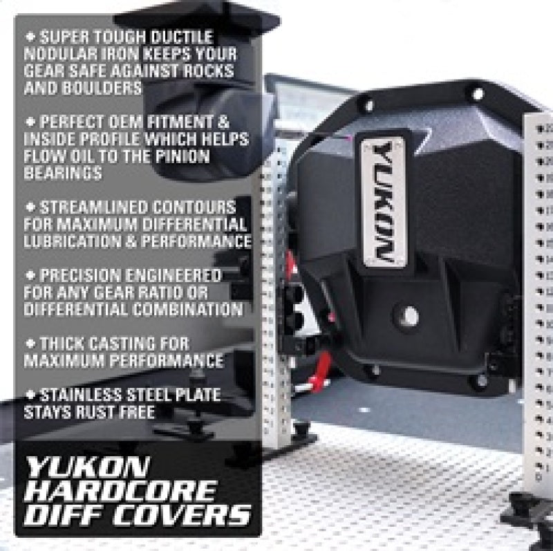 Yukon Gear Hardcore Diff Cover for Dana 50/60/70-Diff Covers-Yukon Gear & Axle-YUKYHCC-D60-SMINKpower Performance Parts