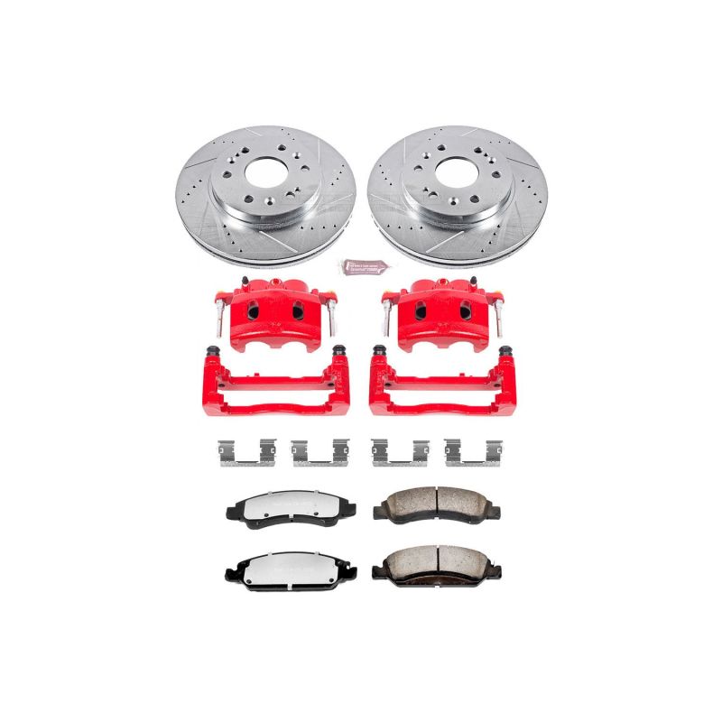 

PowerStop KC2069-36 - PSBKC2069-36 - Power Stop 15-20 GMC Yukon XL Front Z36 Truck & Tow Kit w/Cals - Shipped in Europe - Tuningsupply.com
