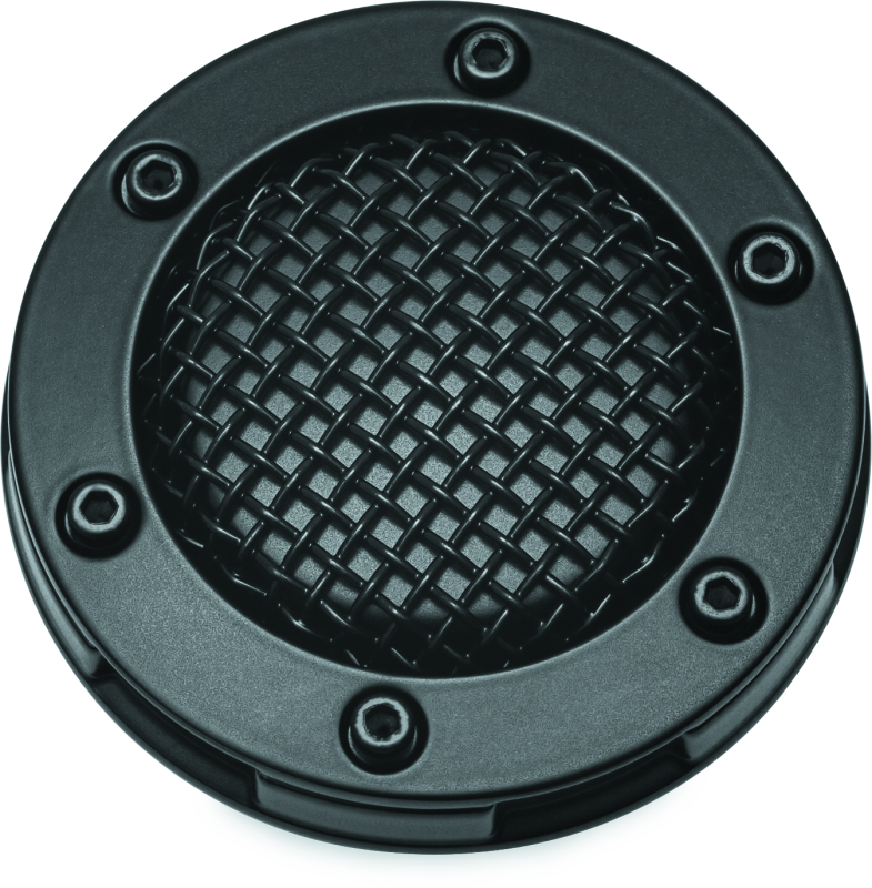 Kuryakyn Mesh Gas Cap Vented Black-tuningsupply.com