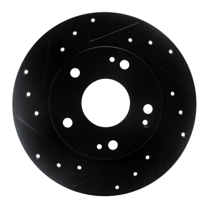 

R1 Concepts 633-59059L - RNC633-59059L - R1 2016-2025 Honda Civic Coupe Rear Left Drilled & Slotted Black Brake Rotor - Shipped in Europe - Tuningsupply.com
