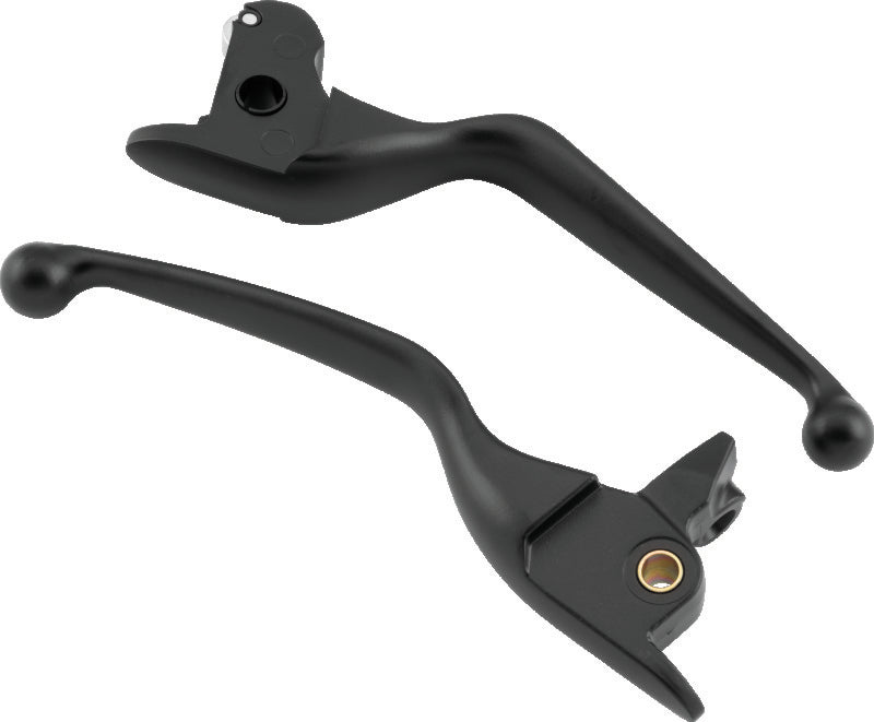 Bikers Choice 14-16 FLH FLT Black Hydraulic Clutch & Brake Lever Set-tuningsupply.com