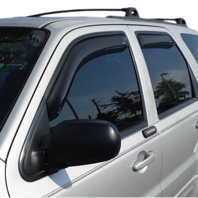 AVS 01-07 Ford Escape Ventvisor In-Channel Front & Rear Window Deflectors 4pc - Smoke-tuningsupply.com