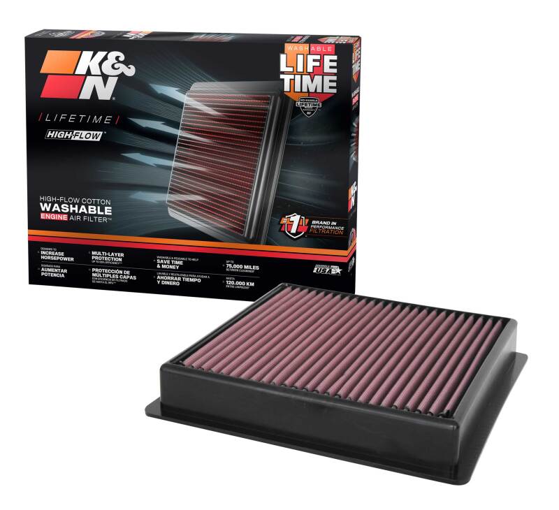 

K&N Engineering 33-5100 - KNN33-5100 - K&N 20-21 Ford F250/F350 Super Duty 6.2/6.7/7.3L V8 Replacement Air Filter - Shipped in Europe - Tuningsupply.com
