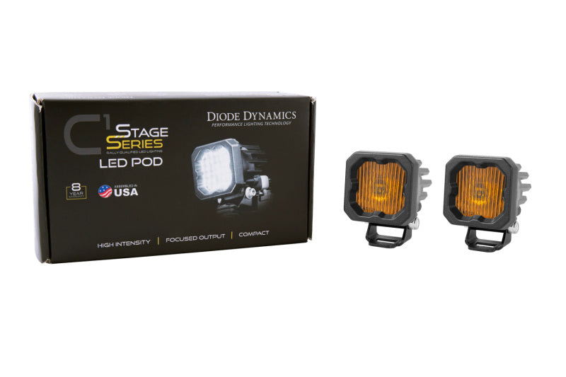 

Diode Dynamics DD6848P - DIODD6848P - Diode Dynamics Stage Series C1 LED Pod - Yellow SAE Fog Standard ABL (Pair) - Shipped in Europe - Tuningsupply.com
