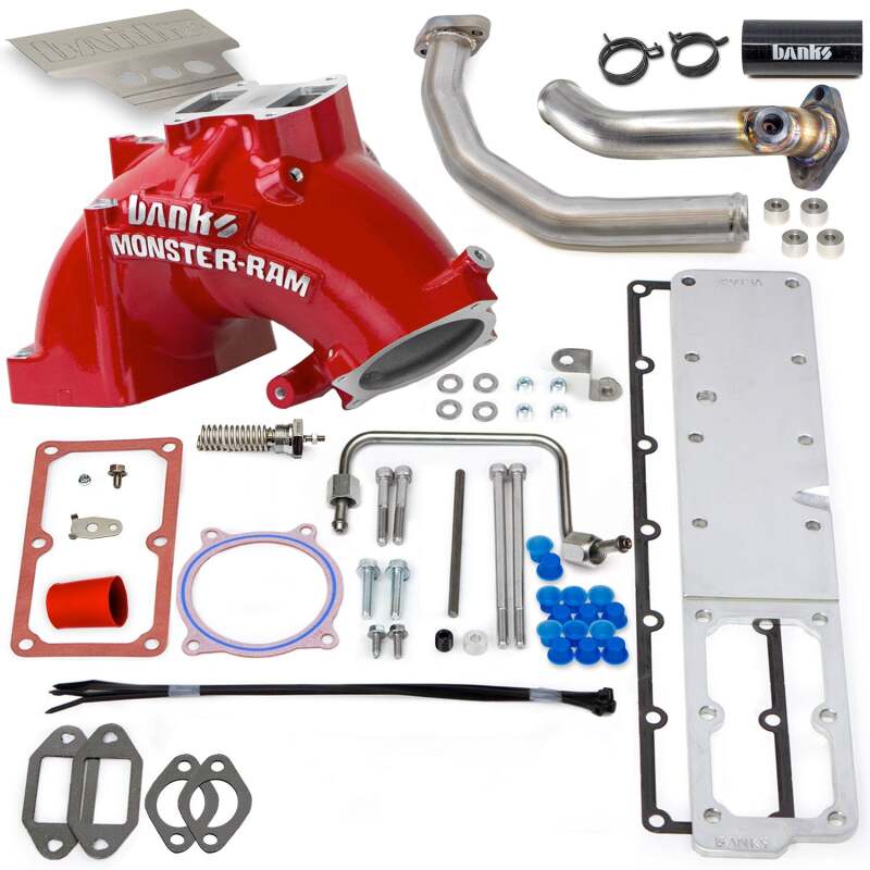 

Banks Power 42805-R - GBE42805-R - Banks Power 19-24 Ram 3500/4500/5500 6.7L Diesel Monster-Ram Intake System w/Fuel Line - Red - Shipped in Europe - Tuningsupply.com
