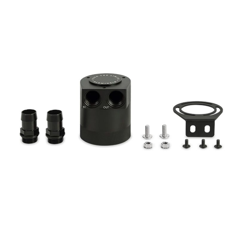 Mishimoto Universal High Flow Baffled Oil Catch Can - Kit-Oil Catch Cans-Mishimoto-MISMMBCC-HF-SMINKpower Performance Parts