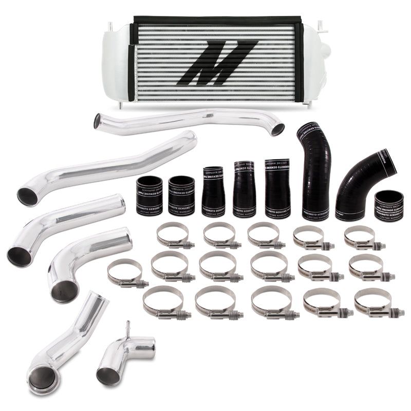 Mishimoto 2017+ Ford F150 3.5L EcoBoost Performance Intercooler Kit - Silver Cooler Polished Pipes-tuningsupply.com