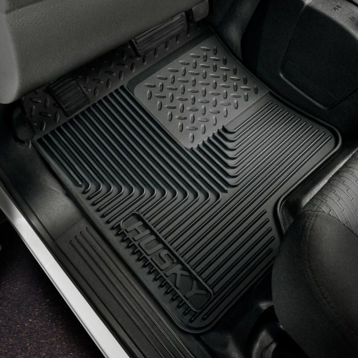 Husky Liners 88-98 Chevy/GMC C/K Series Truck/73-93 Dodge Ram Heavy Duty Black Front Floor Mats-tuningsupply.com