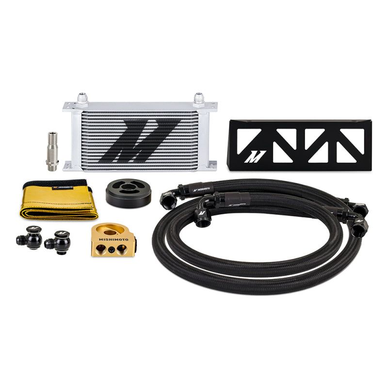 Mishimoto 22+ Subaru BRZ/Toyota GR86 Oil Cooler Kit Thermostatic - Silver - SMINKpower Performance Parts MISMMOC-BRZ-22TSL Mishimoto