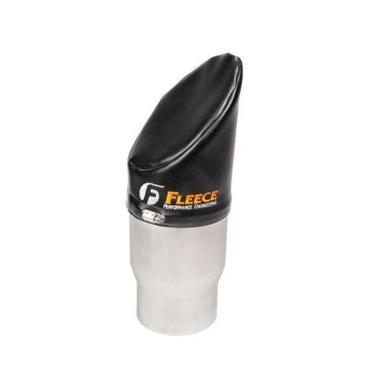 Fleece Performance 5in 45 Degree Hood Stack Cover-tuningsupply.com