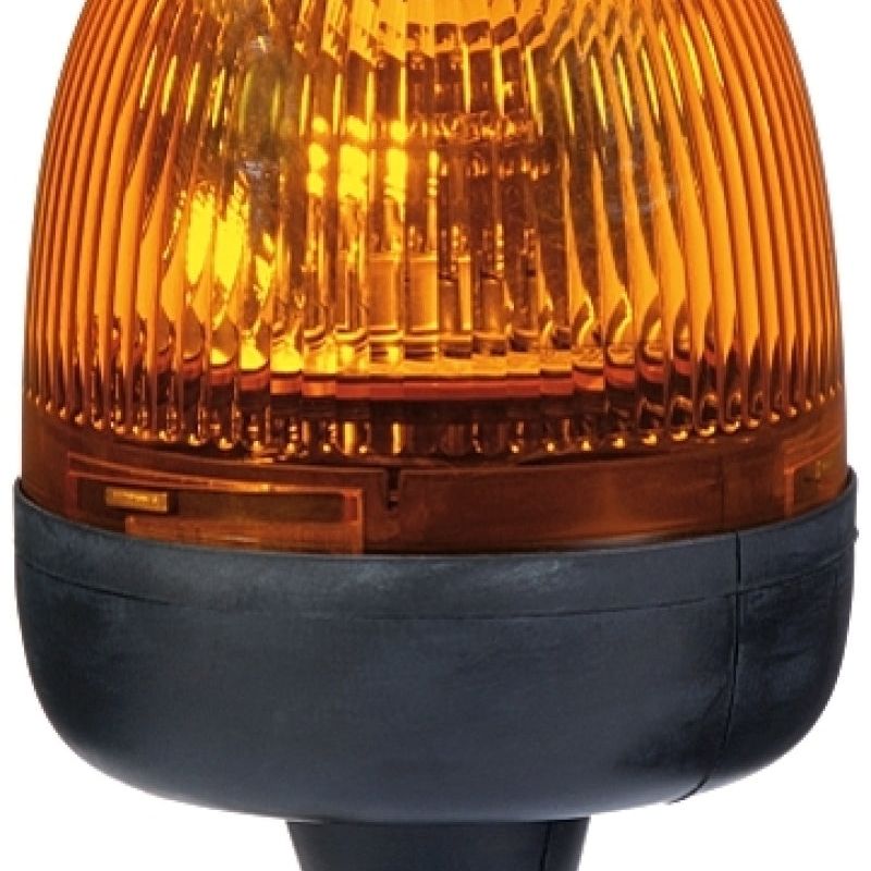 Hella Rota Compact 12V Amber Lens Beacon w/ Flexible Pole Mount-tuningsupply.com