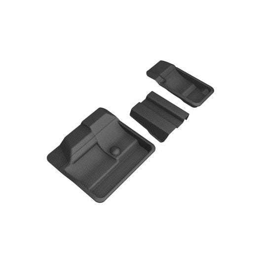 3D MAXpider 17-21 Tesla Model Y Kagu 3rd Row Floormats - Black-tuningsupply.com