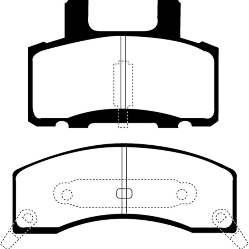 EBC 90-93 Chevrolet C20 8600 LB Greenstuff Front Brake Pads-tuningsupply.com