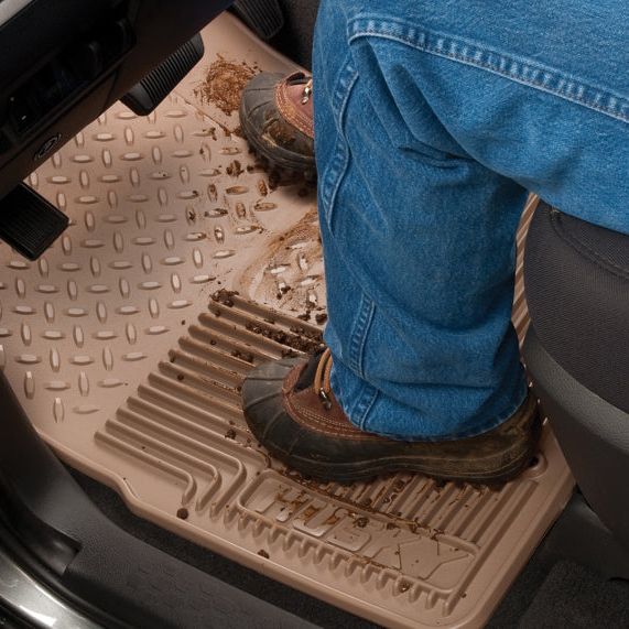 Husky Liners 88-98 Chevy/GMC C/K Series Truck/73-93 Dodge Ram Heavy Duty Black Front Floor Mats-tuningsupply.com