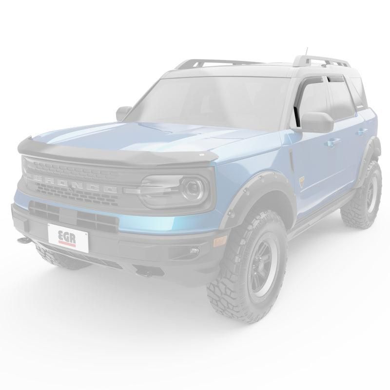 EGR 21-22 Ford Bronco 4 Door In-Channel Window Visors - Matte Black (573565)-tuningsupply.com